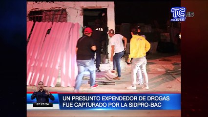 Un presunto expendedor de drogas fue capturado por la Sidpor-BAC