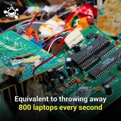 The world generates around 40 million tons of electronic waste each year