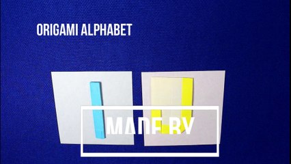 Origami Alphabet :  Letter  J  and  I (Fumiaki Shingu)    Origami Papercraft