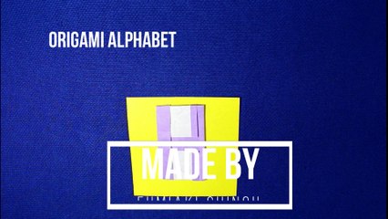Origami Alphabet  Letter  H  (Fumiaki Shingu)   Origami Papercraft Extras