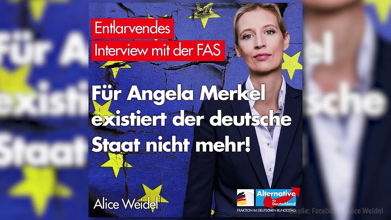 Alice Weidel zu Fall Susanna: „Frau Merkel, treten Sie endlich zurück – und Ihr gesamtes Kabinett“