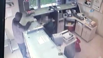 Beykoz'da PTT Soygunu Kamerada