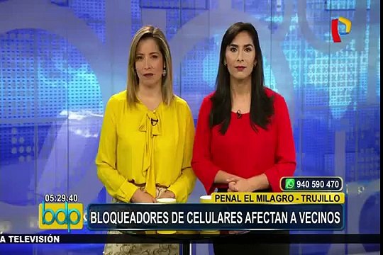 Bloqueadores de celulares en penal de Trujillo afectan a vecinos