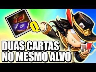 É POSSÍVEL ACERTAR DUAS CARTAS NO MESMO ALVO? - (MYTHBUSTERS DO LOL)