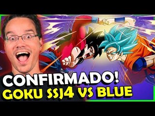 CONFIRMADO! vai rolar GOKU SSJ 4 VS GOKU SSJ BLUE, veja quem vence!
