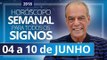 HORÓSCOPO SEMANAL (04 a 10 de Junho de 2018) | João Bidu