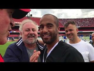 Lucas Moura prestigia decisão da Copa do Brasil Sub-20