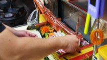 Japanese Street Food - RED CORNET FISH Sashimi Japan Okinawa Seafood