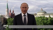Putin dá às boas-vindas