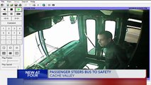 Video Shows Passenger Steer Bus to Safety After Driver Passes Out