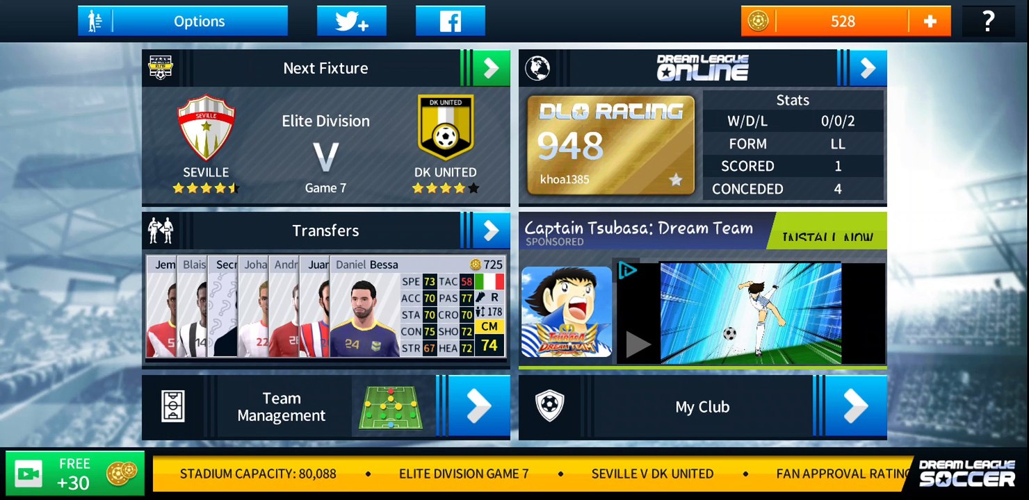 Dream League 2018 IOS Android - Season 2 - Game 10