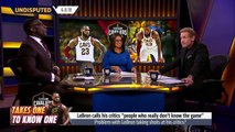 Skip and Shannon react to LeBron James calling out his critics | NBA | UNDISPUTED