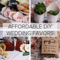 Wedding season is upon us!  Give your guests something to remember your special day by with these 7 creative (and affordable!) DIY wedding favors 
