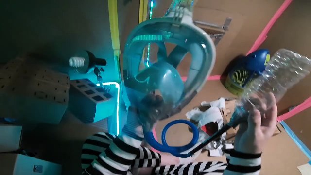 24 HOUR BOX FORT PRISON ESCAPE ROOM UNDERWATER!! Underwater Box Fort Building & More!