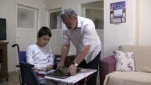 DMD hastası Muhammet tekerlekli sandalyeye bağımlı yaşıyor - YALOVA