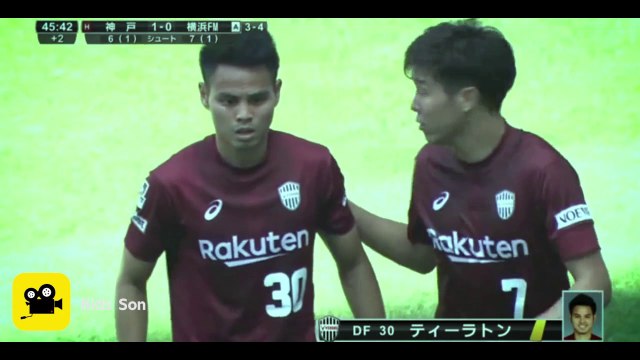 ธีราทรลงเต็มเกม! ชมฟอร์ม อุ้ม ธีราทร vs โยโกฮาม่า เอฟ มารินอส | นำก่อนแต่โดตามเจ๊า ร่วงรอบเพลย์ออฟ