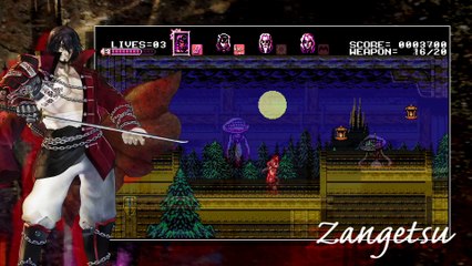 Bloodstained: Curse of the Moon - Trailer d'annuncio