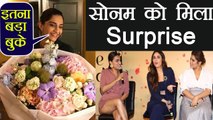 Sonam Kapoor gets HUGE flower Bouquet from Girls gang, Kareena Kapoor, Swara & Shikha । FilmiBeat