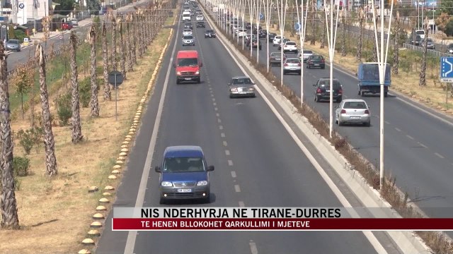 Bllokohet dy ditë aksi Tirana-Durrës, ja rrugët alternative - Vizion Plus - News, Lajme