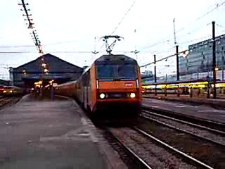 Départ de la BB 26071 de la gare d'Austerlitz