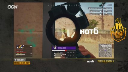 [Highlights] Match1 Round2 - 2018 HOT6 PSS 시즌2 프로투어(배틀그라운드)
