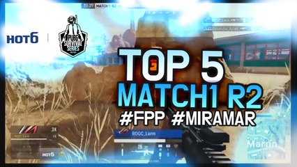 [TOP5] Match1 Round2 - 2018 HOT6 PSS 시즌2 프로투어(배틀그라운드)