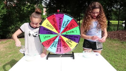 Mystery Wheel Of Slime Challenge!!!