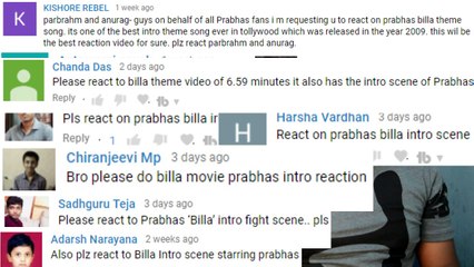 Billa Theme Song REACTION | Prabhas, Anushka | Parbrahm & Anurag