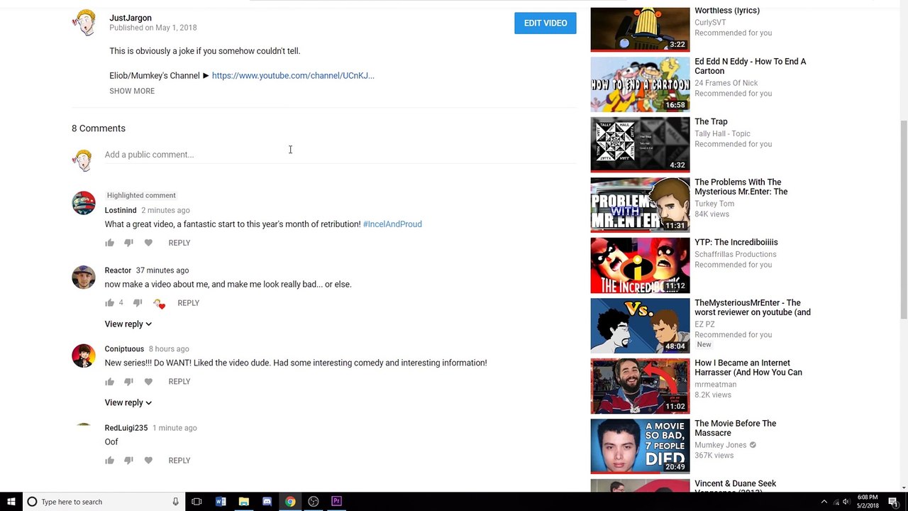 SocialBlade Who? JustJargon's Channel Reviews #1.5 (Very Misleading but Who Cares)