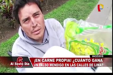 ¿Sabe usted cuánta gana un mendigo al día en Lima?