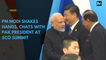 Watch: PM Modi shakes hands, chats with Pak President at SCO summit