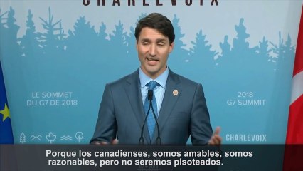 Donald Trump culpa a Trudeau del fracaso del G7