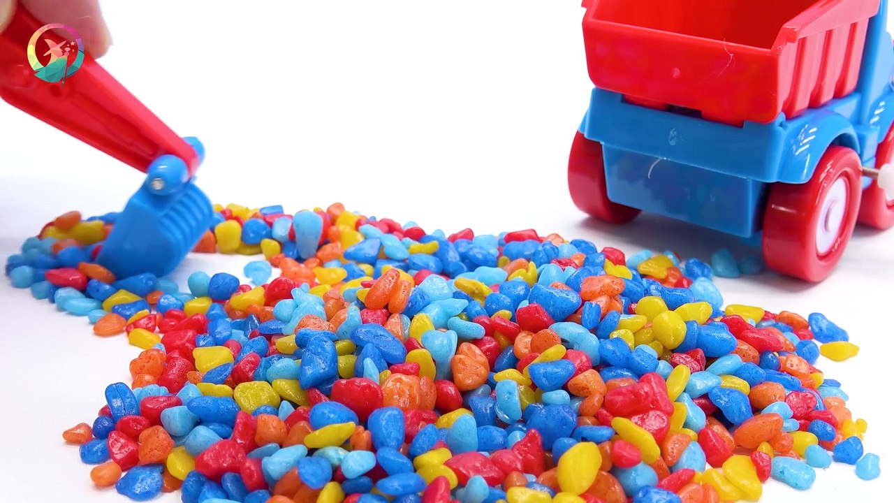 TAYO Buses are Playing with COLOR SAND! Let's Play & Learn COLORS with TAYO ♥ [토이위자드] TOY WIZARD