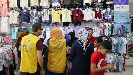 İhtiyaç sahibi çocuklar bayramlık sevinci yaşadı - HATAY