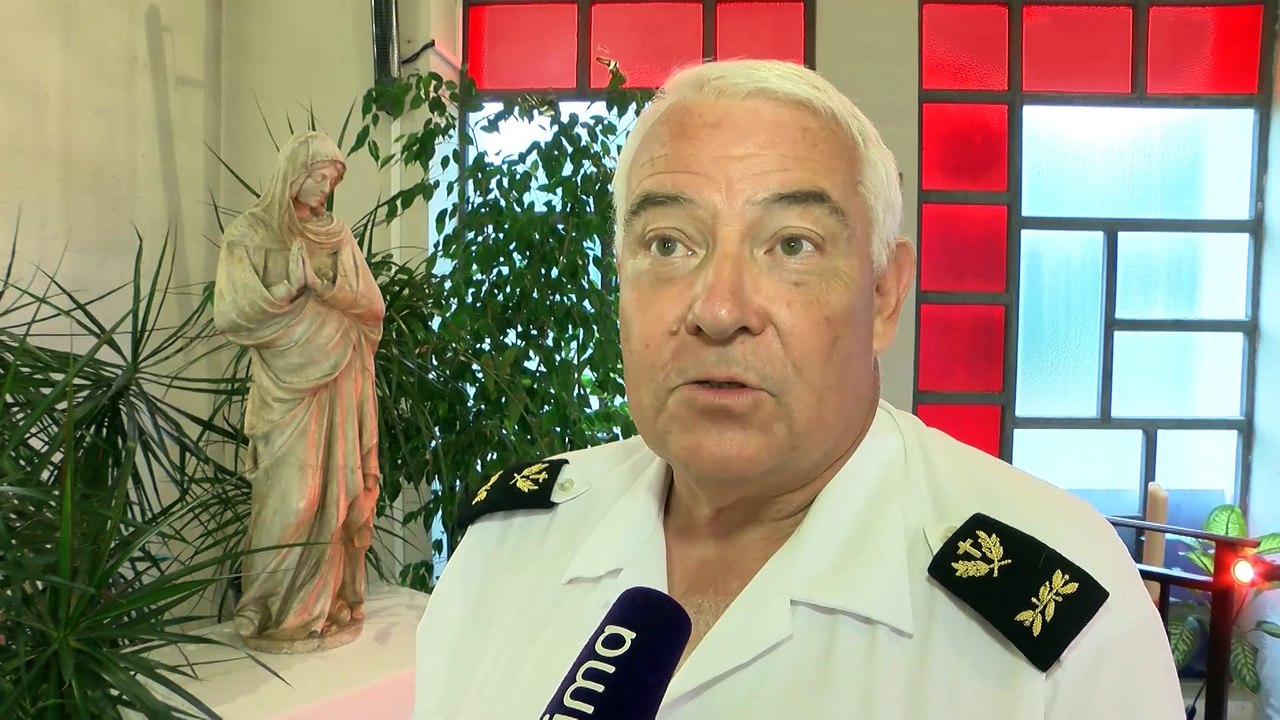 Patrice Tigeot, l'aumônier militaire de la BA 125 d'Istres.