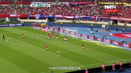 Goal Gabriel Jesus HD - Austria 0 - 1 Brazil 10.06.2018