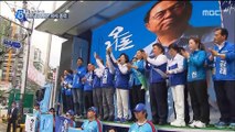 민주당 지도부 '경부선' 유세 총력…승리 다짐