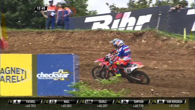 Jeffrey Herlings passes Tim Gajser - MXGP Race 2 - MXGP of France