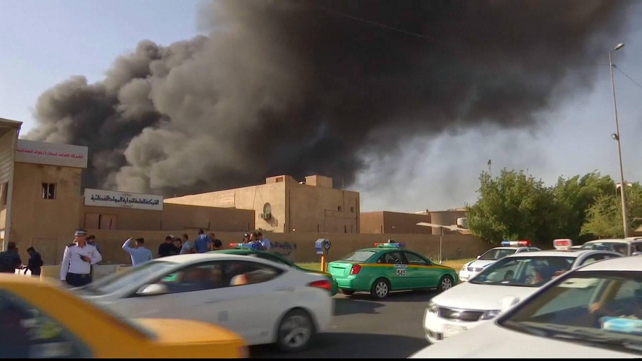 Large fire at warehouse for ballots from disput...
