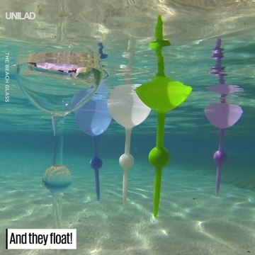 Les verres parfaits pour la plage... Invention pour les vacances