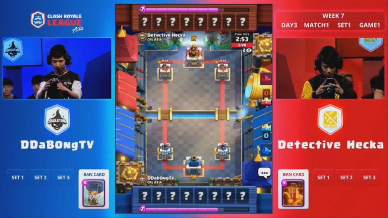 [Match 1] OP.GG Skeleton vs Bren Esports 180610 - 클래시 로얄 리그 아시아 (CRL)