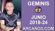 HOROSCOPO GEMINIS-Semana 2018-24-Del 10 al 16 de junio de 2018-ARCANOS.COM