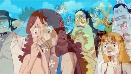 Most beautiful Scene in One Piece- Jinbe shares blood with Luffy