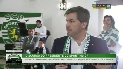 Discurso Bruno de carvalho, Alenquer.