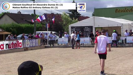 Demi-finales G18, France Combiné Jeunes 2018, Digoin 2018