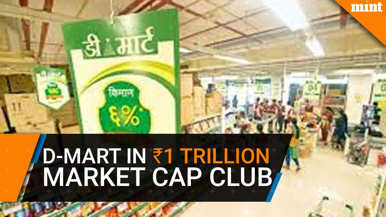 D Mart Parent Joins Rs1 Trillion Market Cap Club Video Dailymotion