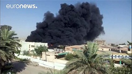 Irak : un dépôt d'urnes électorales en feu