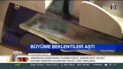 Büyüme beklentileri aştı