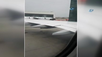 -  Frankfurt Havaalanında Uçak Yangını