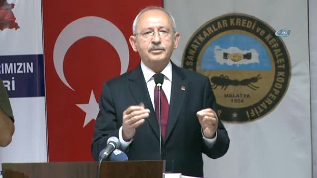 CHP Genel Başkanı Kılıçdaroğlu: "Muharrem İnce Gelince İlk Yapacağımız İş Esnaf Bakanlığı Kurmak...